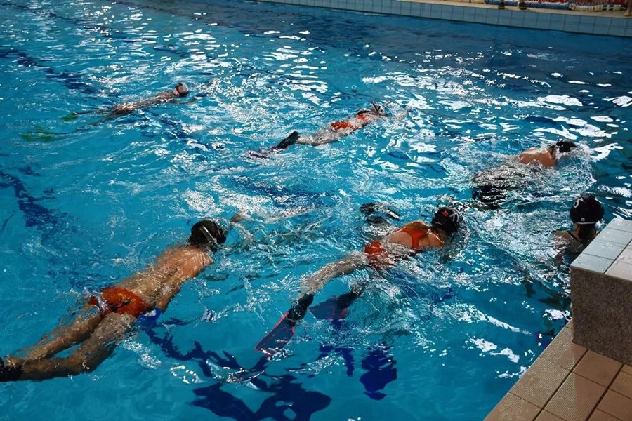 Hokej pod wodą Walenie Siemianowice Śląskie Finał WOŚP w Rudzie Śląskiej 26 I 2025